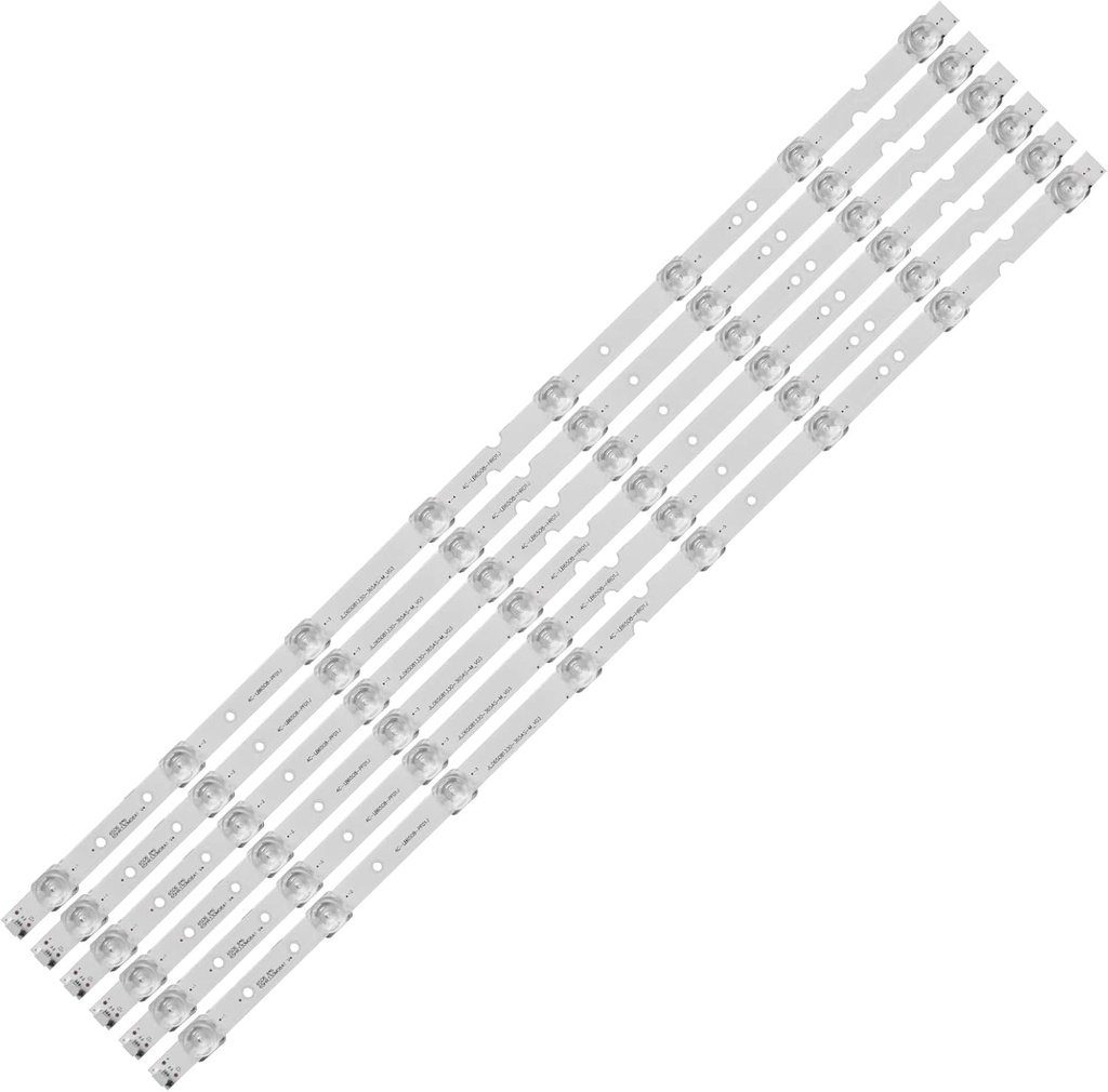 Juego de barras led TCL 65¨ 6 barras 8 led 6v 65HR330M08A1 65S421 65S425 65S423 JLD65081330-365AS-M_V03