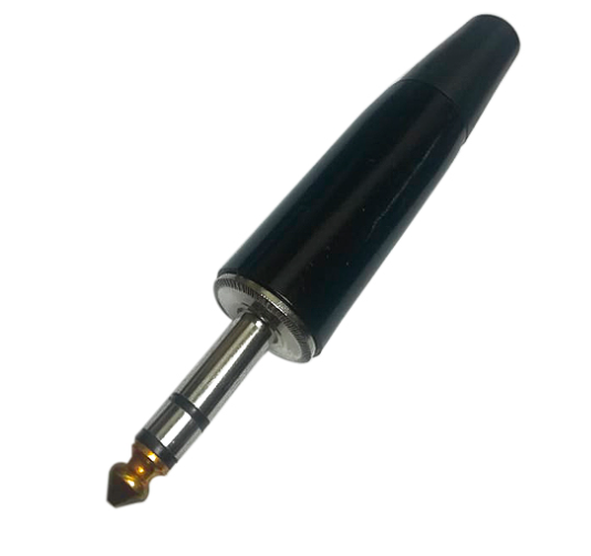 Plug De 1/4" Stereo Metálico Mivic´s