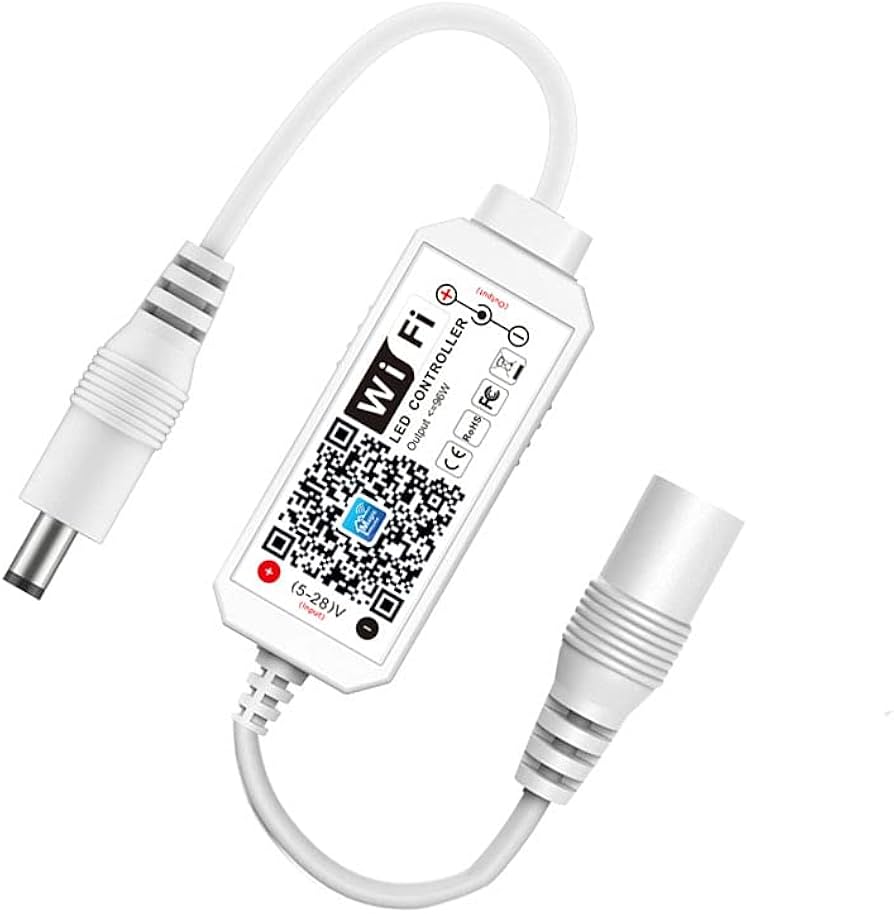 Controlador WIFI Para Tira LED A Un Color 12-24V 8A