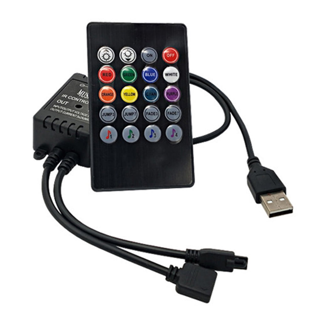 Controlador Para Tira Led RGB Por Audio USB