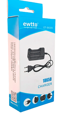 Cargador Ewtto  Para Baterias 18650