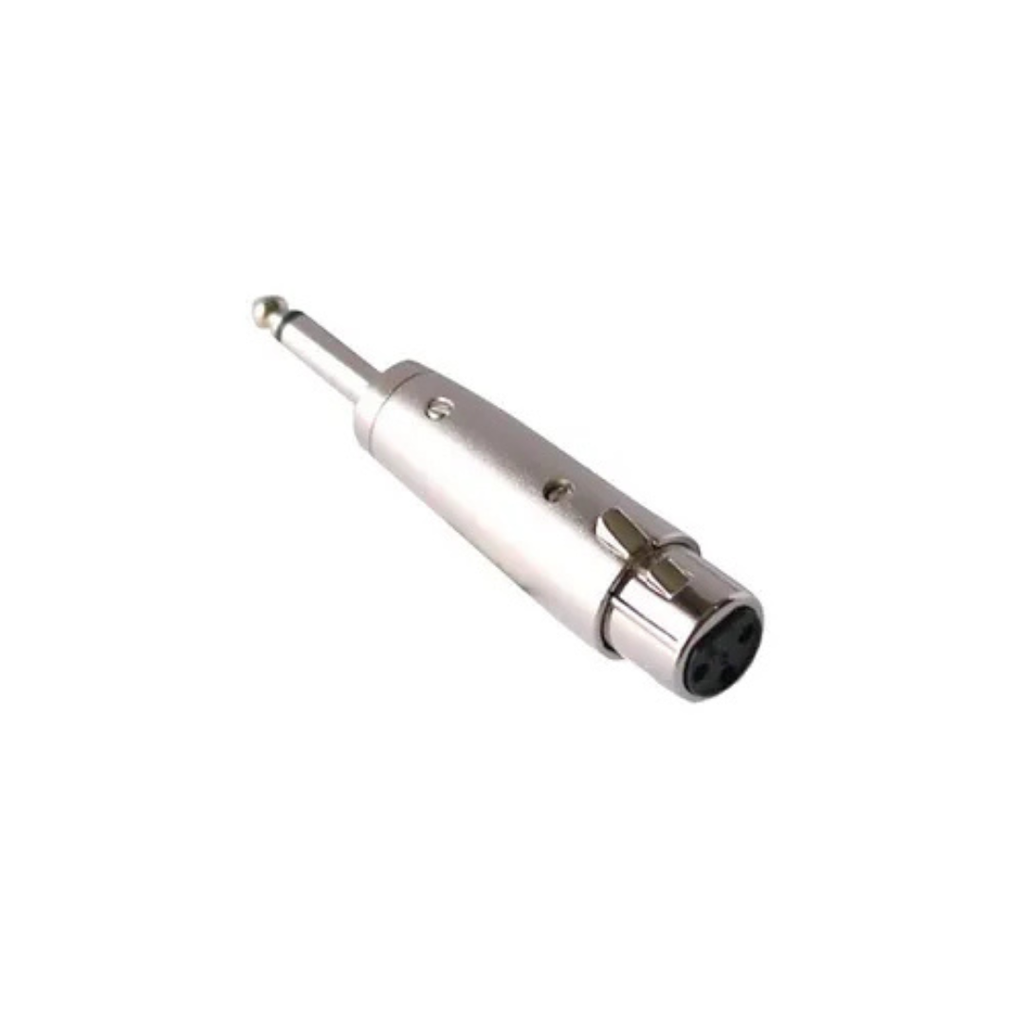 Adaptador XLR Hembra A Plug De 1/4" Mono Pro sound