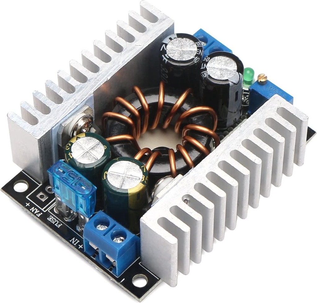 Módulo Elevador de Voltaje Boost Step Up Dc-Dc 45V 12A Máximo