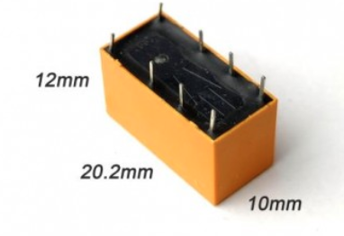 Rele HK19F-DC12V-SHG 8 Pines 12V 1A/2A