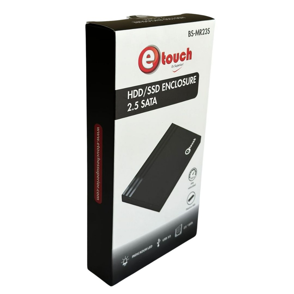 Enclosure USB 3.0 A SATA 2.5" Etouch
