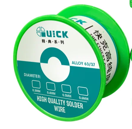 Rollo De Estaño Quick 0.6mm 63/37 40 Gramos