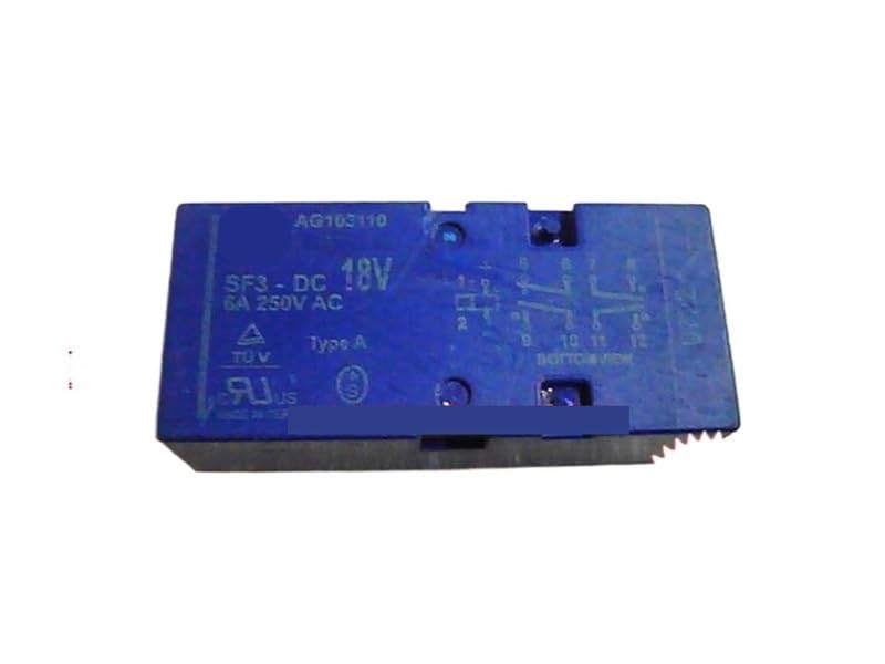 Rele SF3-DC 18VDC AG103110 6A 250VAC 10 PINES