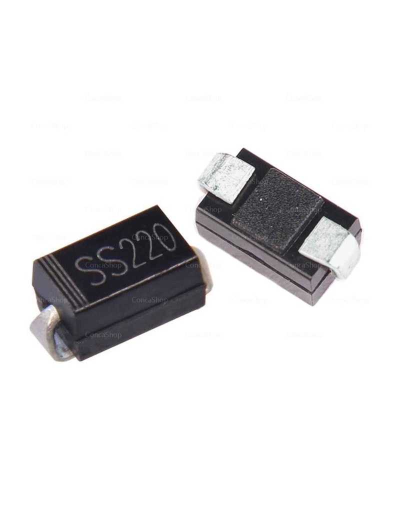 Diodo Schottky SS220 200V 2A Smd