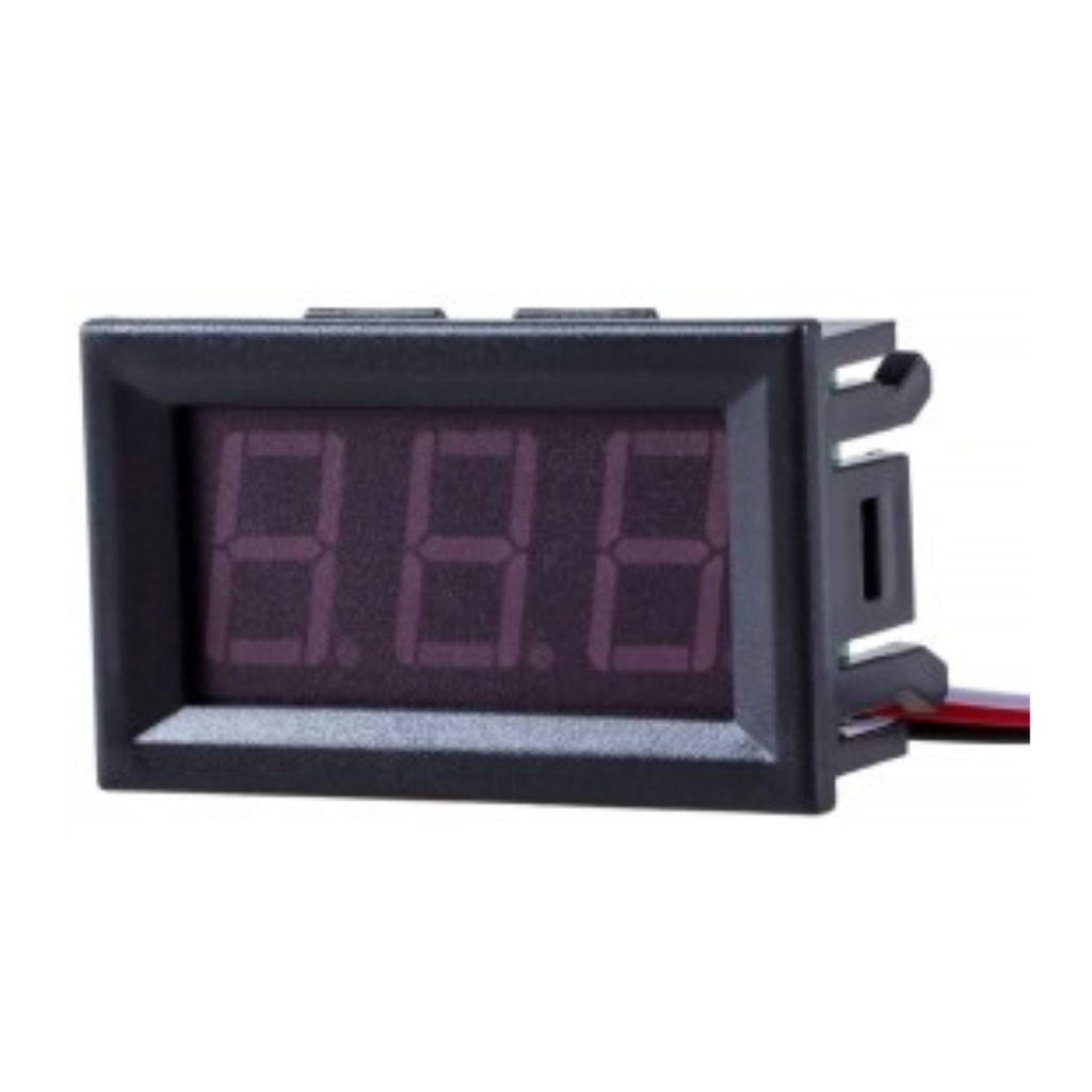 Voltímetro Digital 70-500V Corriente Alterna 0.56" Color Verde