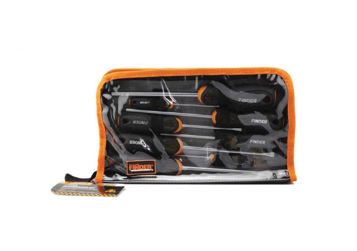Juego de 8 Destornilladores para electricista FINDER