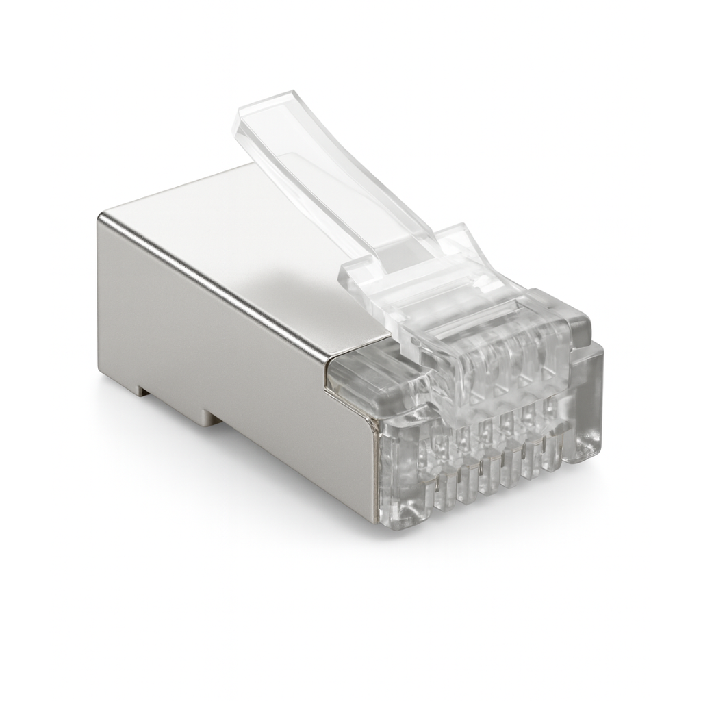 Conector RJ45 CAT5 Blindado Pasante