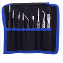 Juego De Pinzas Antiestaticas  Con Estuche