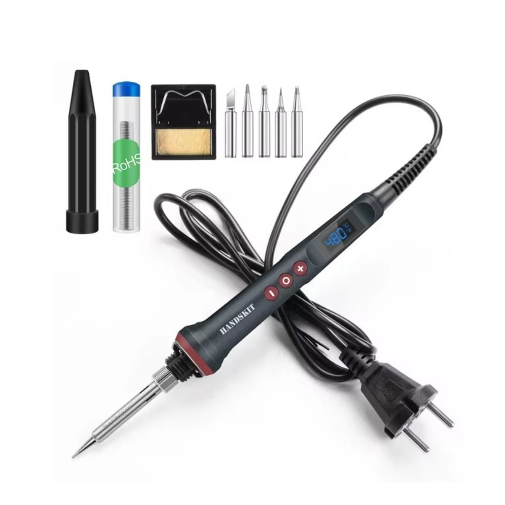 KIT Cautín Regulable Digital 90W Máximo Handskit