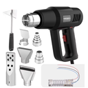 Pistola De Calor Con Dos Velocidades Y 6 Boquillas 2000W 60-600°C HANDSKIT