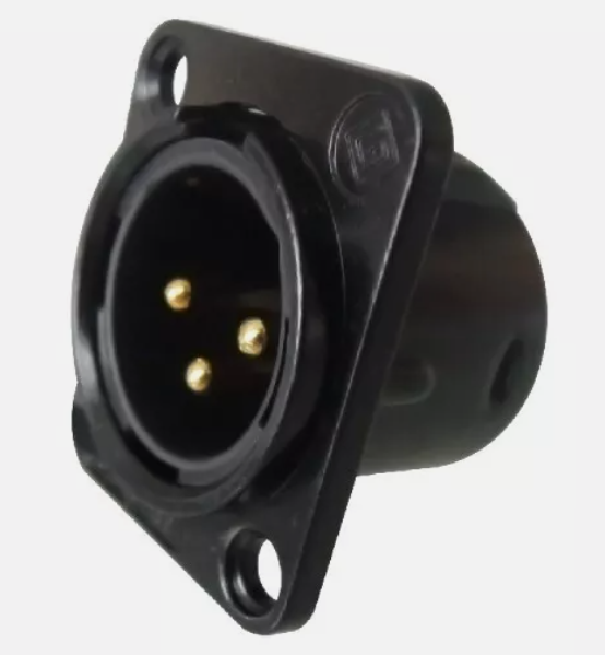 Conector XLR Macho de Chasis HONGFENG