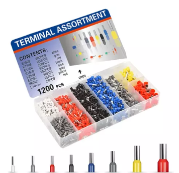 Kit 800 Terminales de Tipo Pin 8 Tipos Diferentes