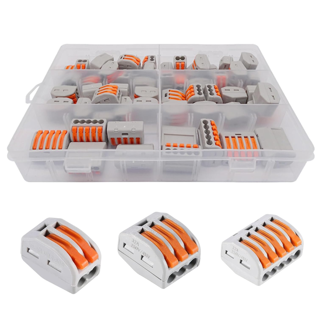 Kit Conectores Rápidos De Empalme  60 Piezas