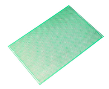 Placa Perforada De Fibra De Vidrio Verde 18*30cm