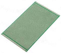 Placa Perforada De Fibra De Vidrio Verde 10*15cm
