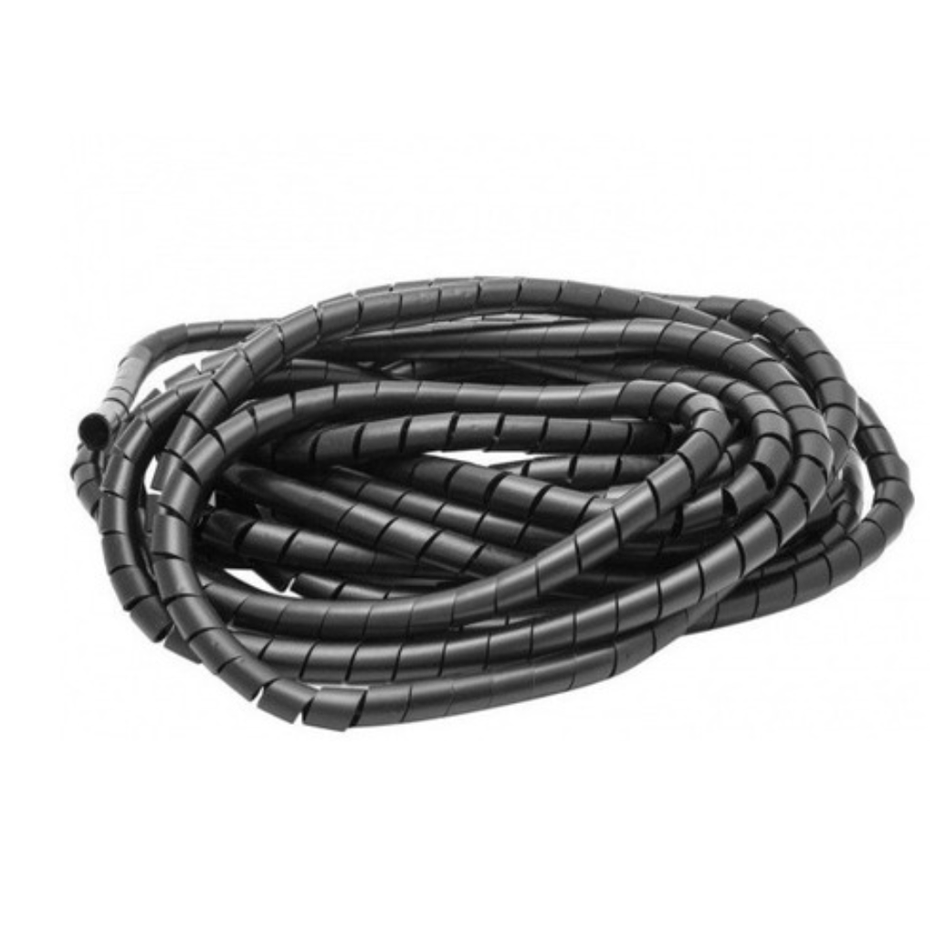 Rollo de 10.5mts Espiral Organizador Para Cable  8mm
