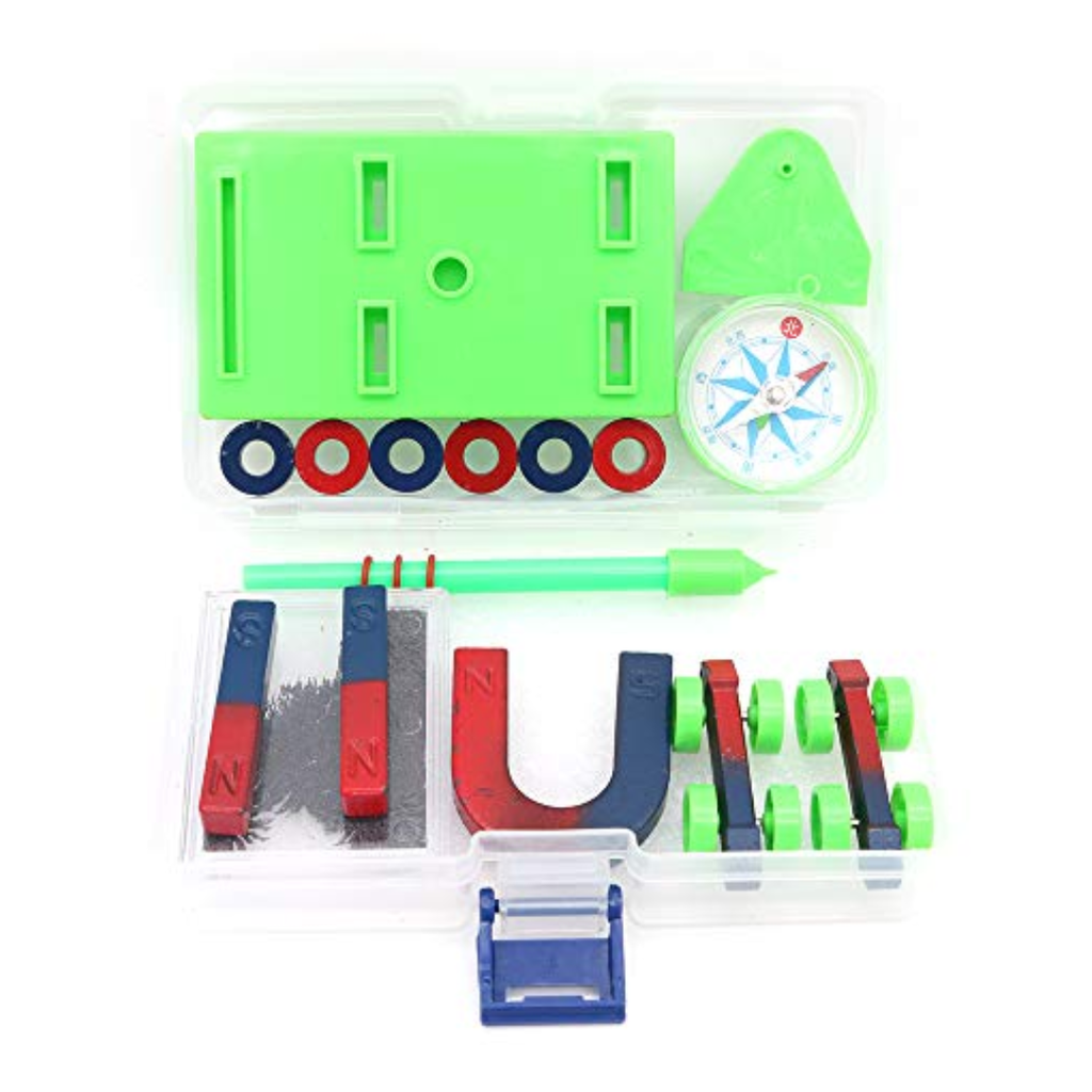 Kit  Imanes de Ferrita Con Brújula Y Accesorios De Levitación