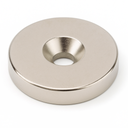 Imán de Neodimio Tipo Aro 25x3mm con Orificio 6mm