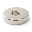 Imán de Neodimio Tipo Aro 20x5mm con Orificio 4mm