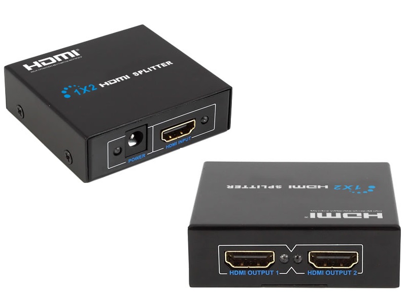 Splitter Y Selector HDMI 1 Entrada, 2 Salidas / 2 Entradas, 1 Salida Mindpure