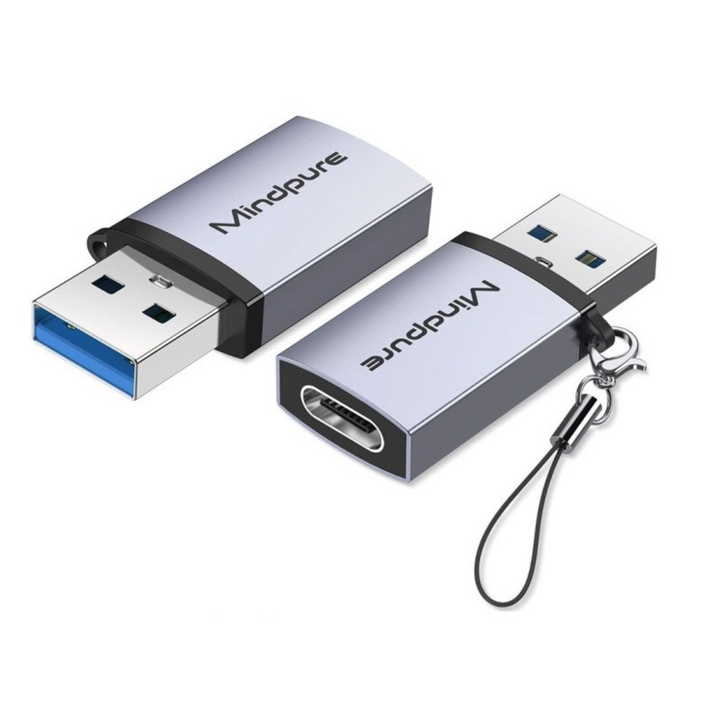 Adaptador USB A Macho - USB C Hembra Mindpure