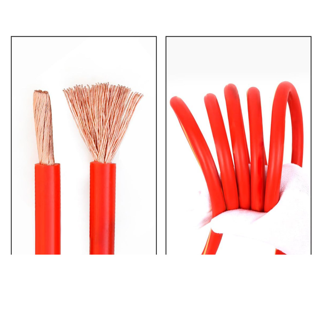 Metro De Cable Primario Automotriz Color Rojo  #8 Kuerl