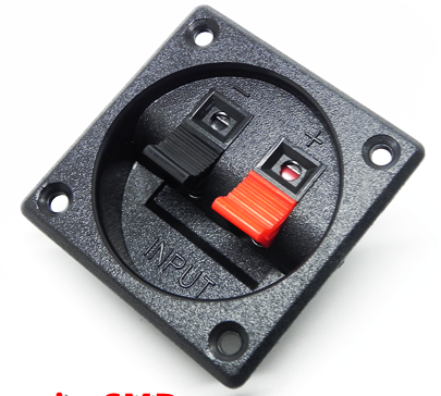 Terminal Para Bocina Cuadrada Con Centro Redondo 2"