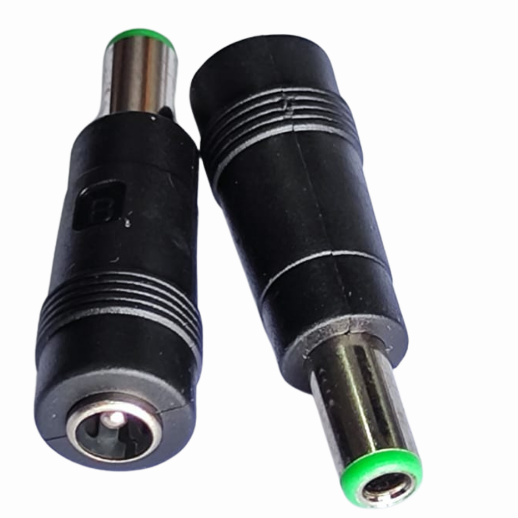 Jack Dc De 5.5*2.1 A Plug Dc 6.3*3 Verde