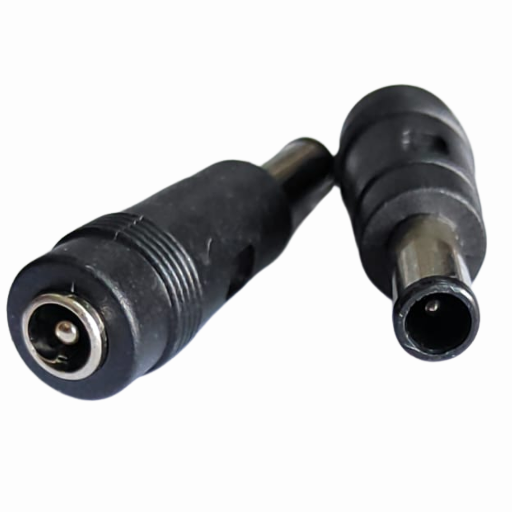 Jack Dc De 5.5*2.1 A Plug Dc 6*4.4 Negro