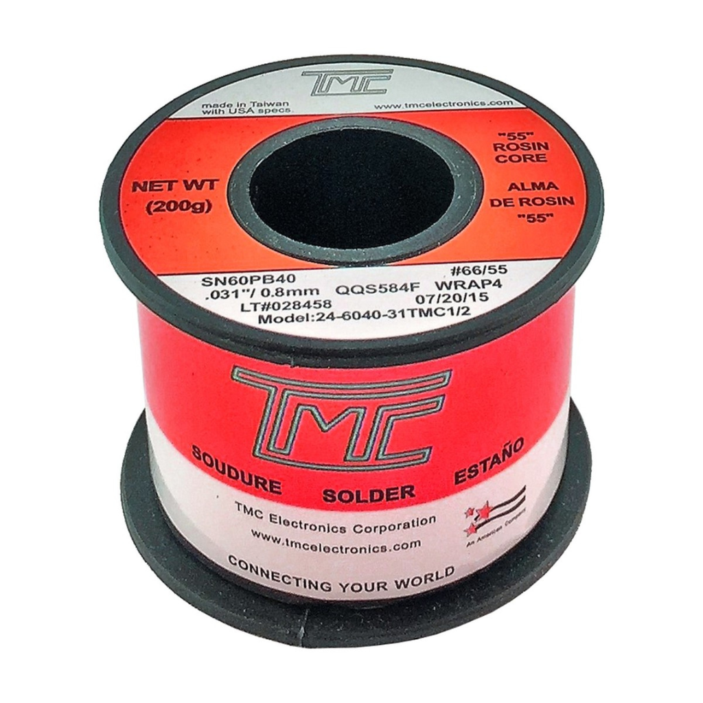 Rollo De Estaño TMC Rojo 0.8mm 60/40 100 Gramos