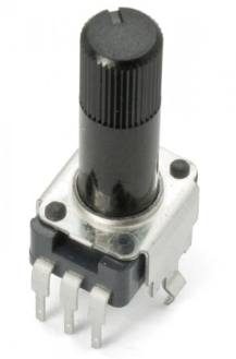 Potenciometro B20K 3 Pines Perilla 19mm