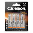 Batería CAMELION Recargable NiMH AA 1.2V 2700mAh Paquete De 4 Baterías