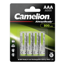 Batería CAMELION Recargable NiMH AAA 1.2V 800mAh Paquete De 4 Baterías