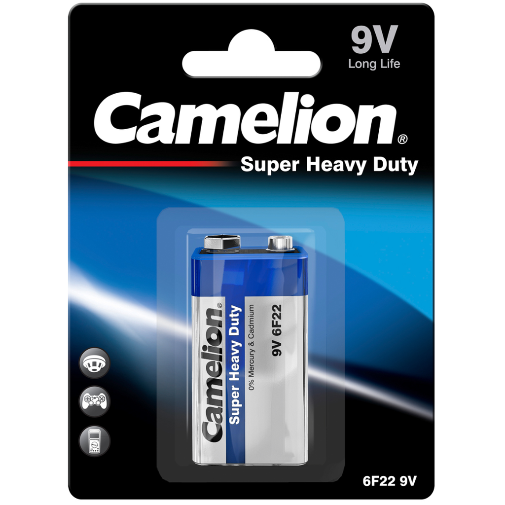 Batería CAMELION De Carbón 9V