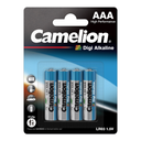 Batería CAMELION Digi Alcalina AAA 1.5V Paquete De 4 Baterías