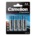 Batería CAMELION Digi Alcalina AA 1.5V Paquete De 4 Baterías