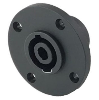 Conector Speakon Hembra Para Chasis Redondo Zebra