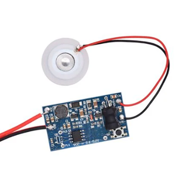 Humidificador Ultrasónico De 20MM 1.7Mhz Con Placa Generadora De Frecuencia