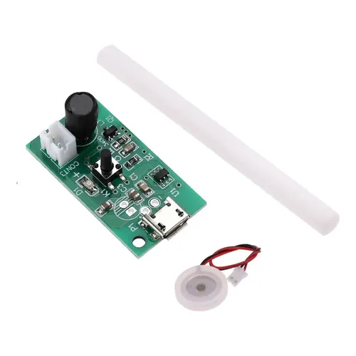 Humidificador Ultrasónico De 20MM 1.7Mhz Con Placa Generadora De Frecuencia