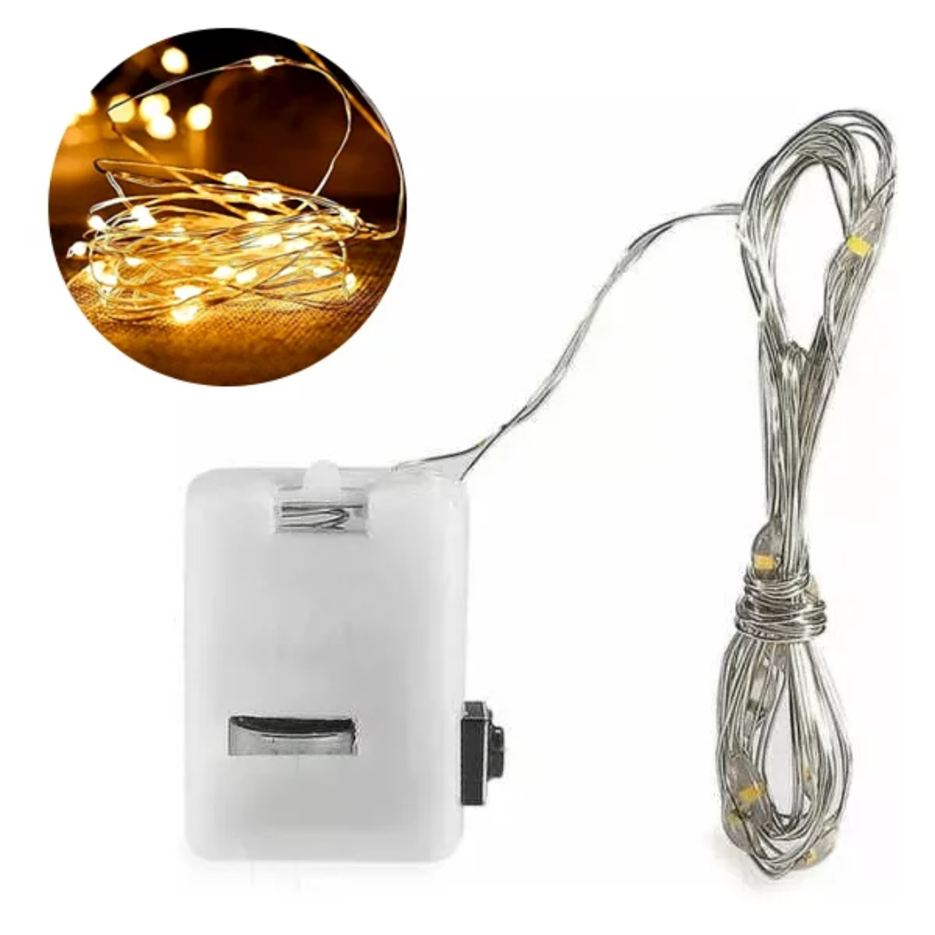 Luces Hada 2 Metros Blanco Calido