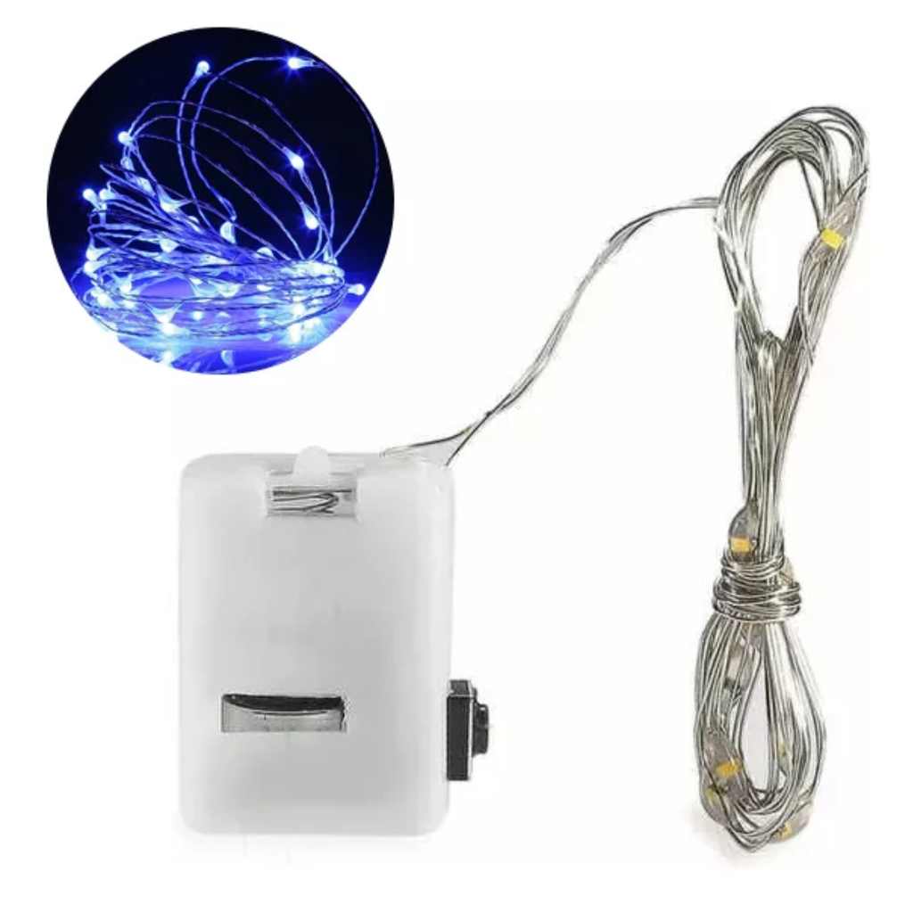 Luces Hada 2 Metros Blanco Frio