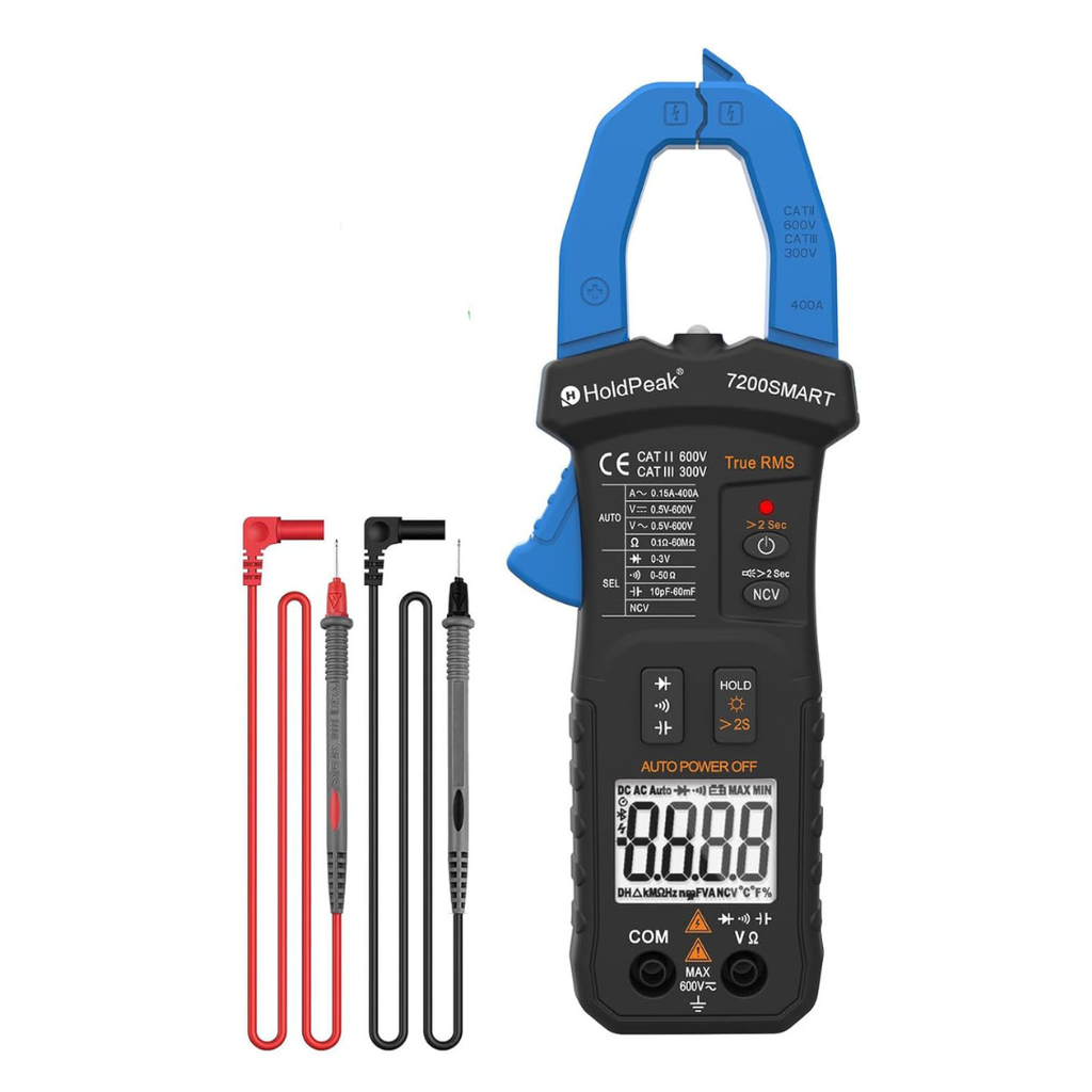 Multímetro Con Pinza Amperimétrica Smart HoldPeak 400A AC