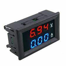 Voltímetro Y Amperímetro Digital  50A