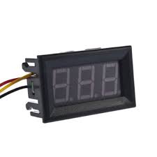 Voltimetro Digital Verde 2 Cables 4.5V-30V 0.56"
