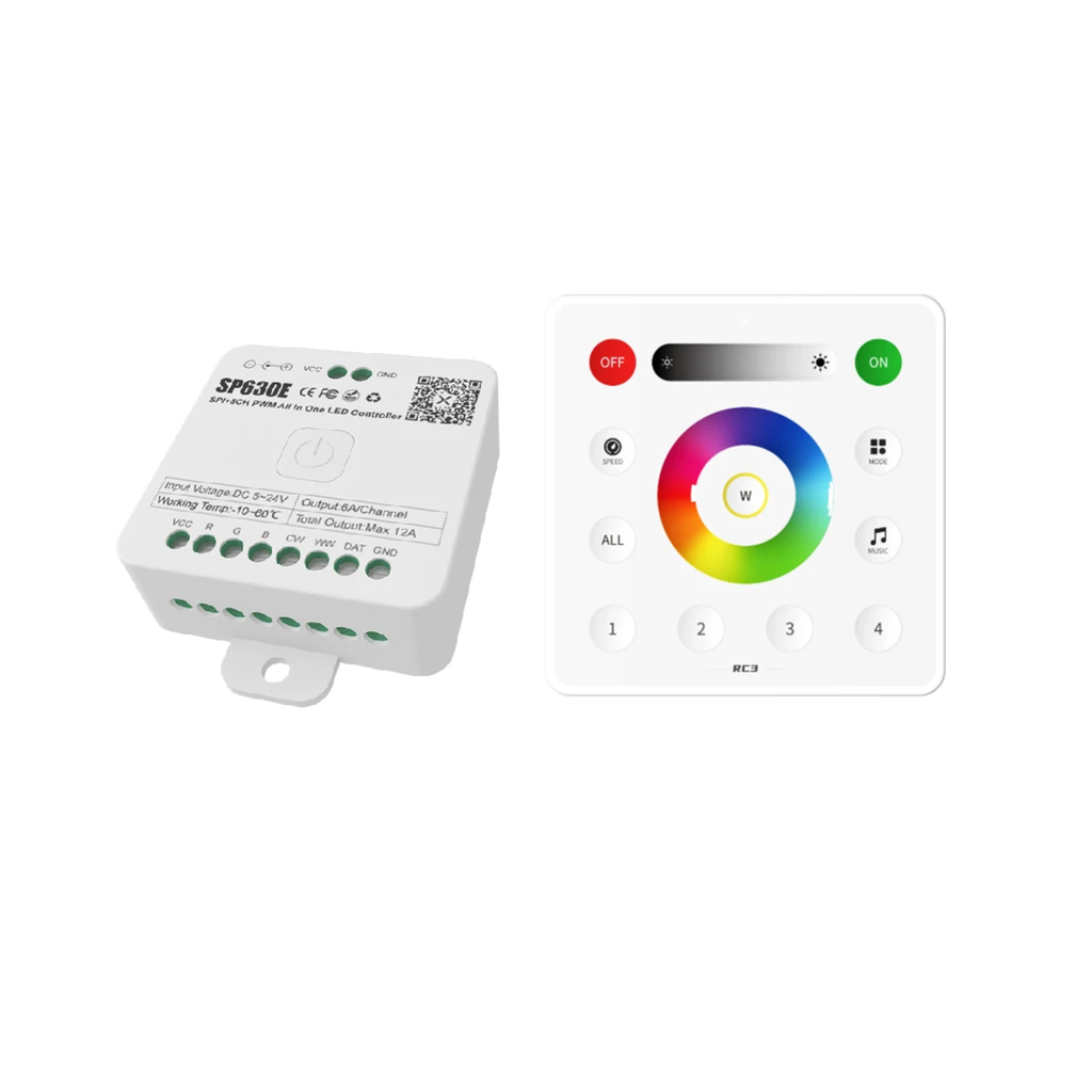 Controlador Led  Neopixel SP630E+RC4