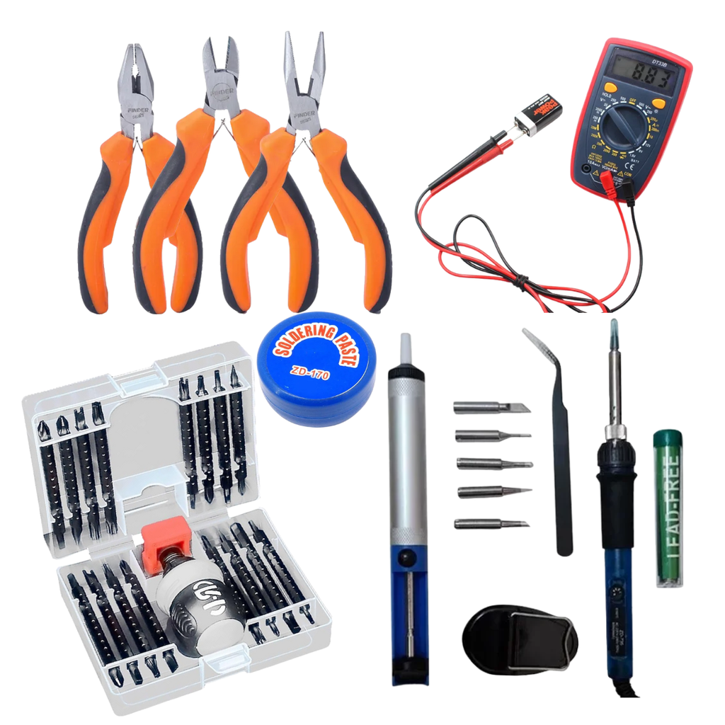 Kit Básico De Herramientas Para Electronica